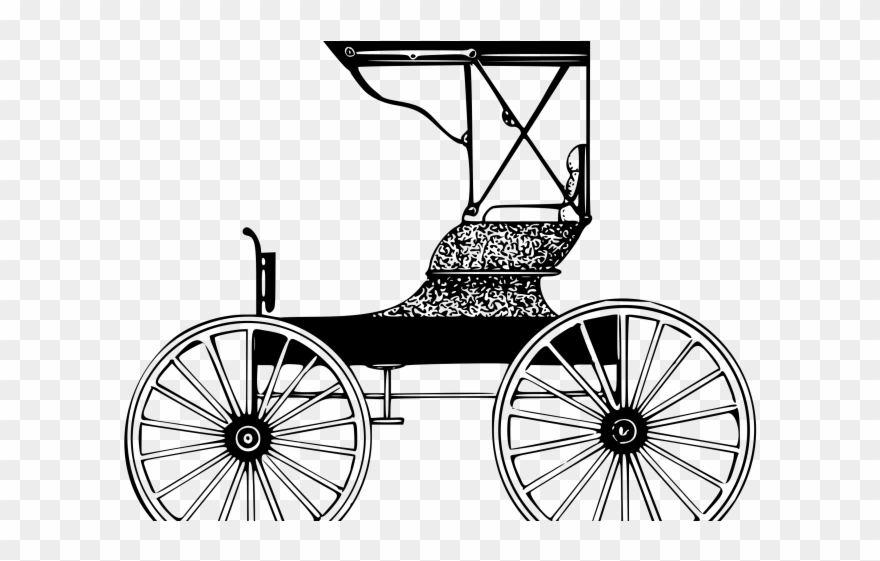 Wagon Clipart Buggy - Horse Carriage Clipart - Png Download