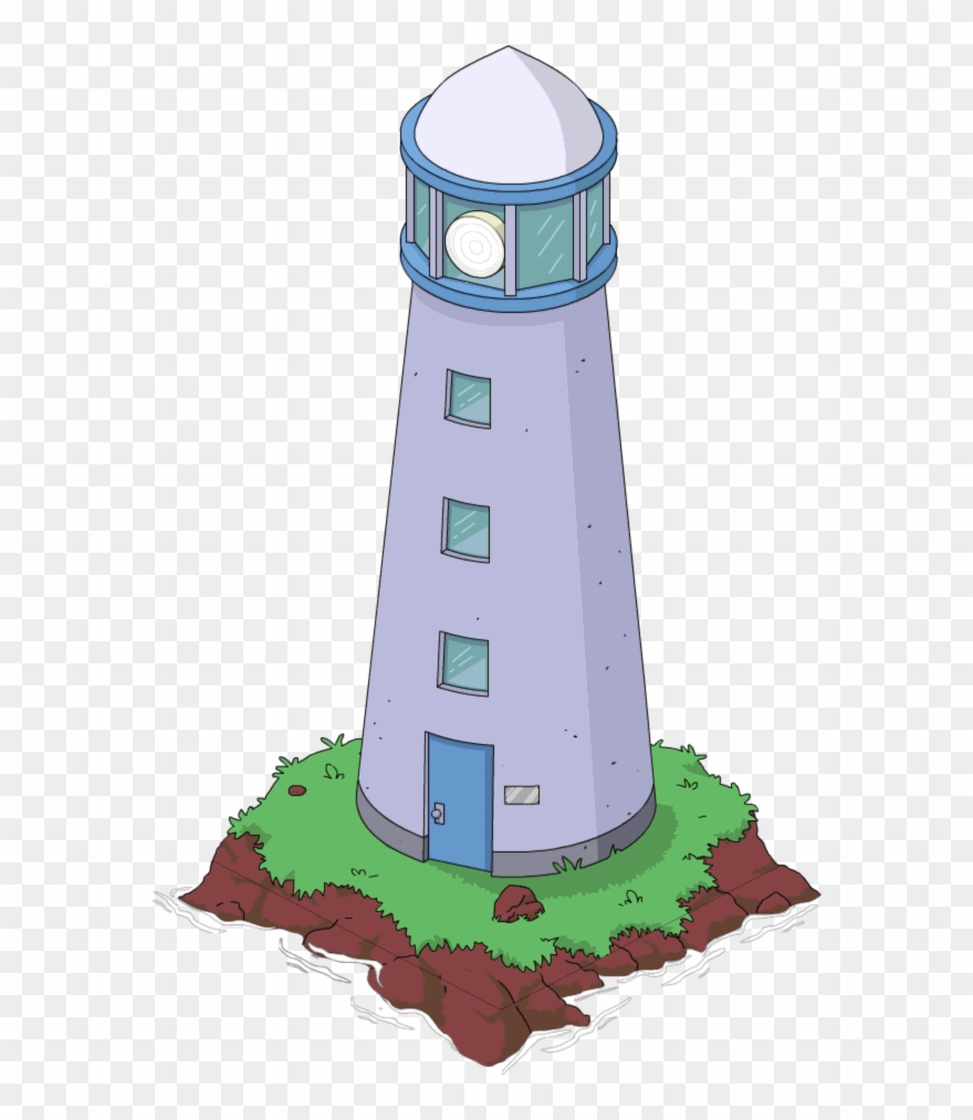 E - A - R - L - - Simpsons Tapped Out Lighthouse - Simpsons Springfield Lighthouse Clipart