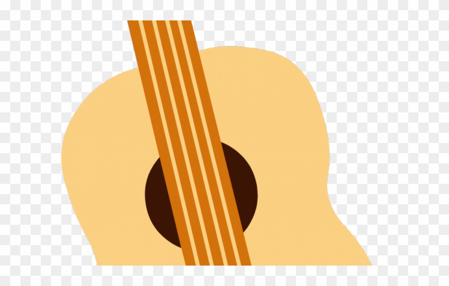 Acoustic Guitar Clipart Cute - Acoustic Guitar - Png Download