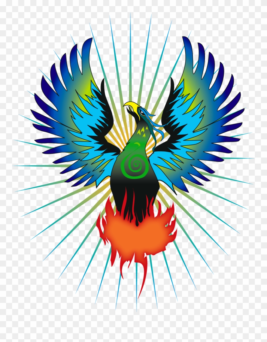 Phoenix Mythical Bird - Ibong Adarna Easy Drawing Clipart