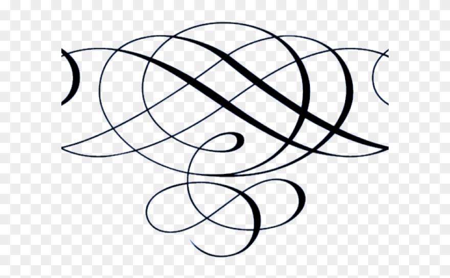 Filigree Divider Cliparts - Being As An Ocean Transparent - Png Download