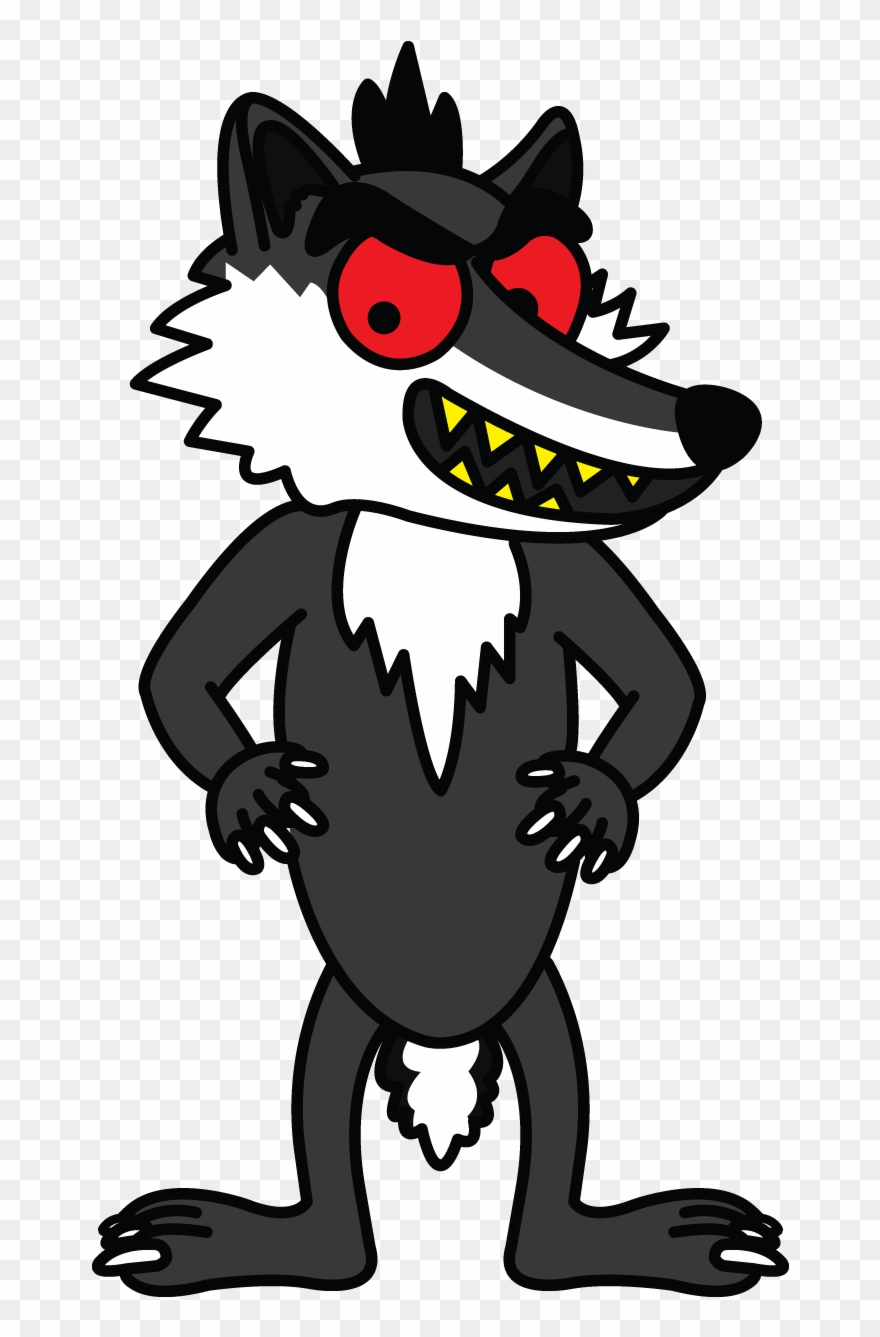 How To Draw A Wolf For Kids, Fairy Tales, Easy Step - Wolf Draw Kids Clipart
