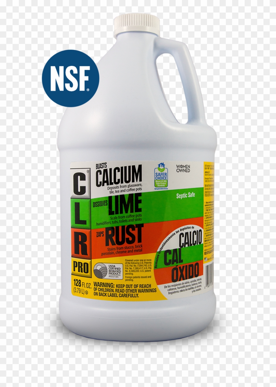 Clr Pro Calcium, Lime & Rust Remover - Plastic Bottle Clipart