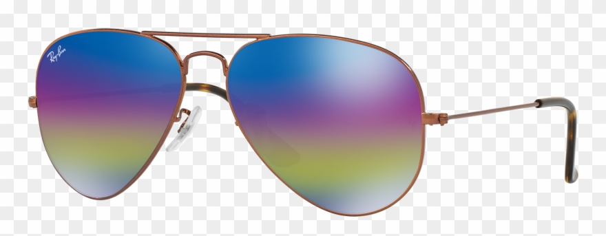 Sunglasses Ray-ban Mirrored Ban Wayfarer Aviator Ray - Ray Ban Aviator Black Green Clipart