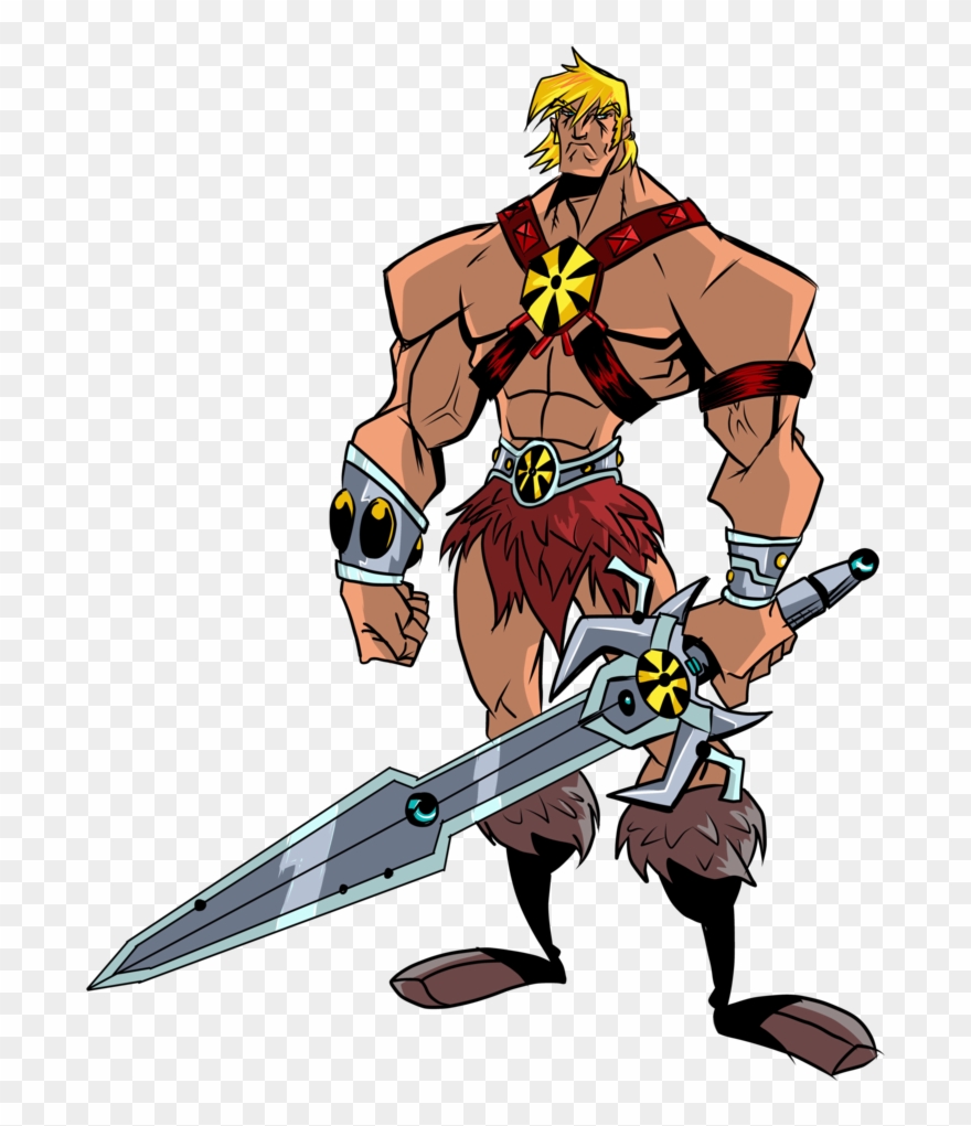 Clipart Sword He Man - Cartoon - Png Download