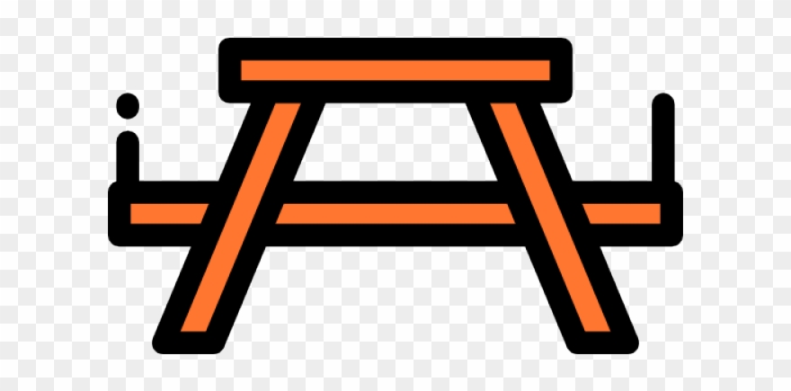 Picnic Table Clipart Camping Table - Ruler - Png Download