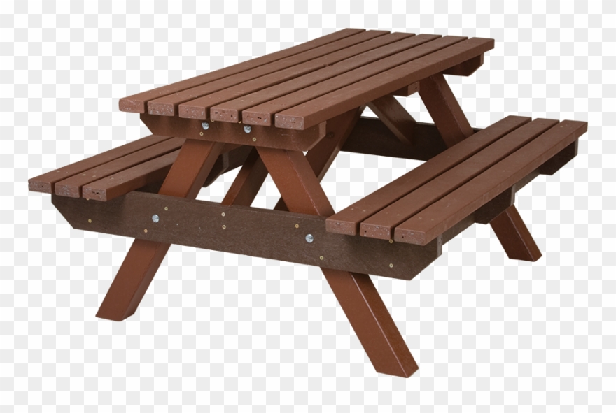 Standard Picnic Bench Clipart
