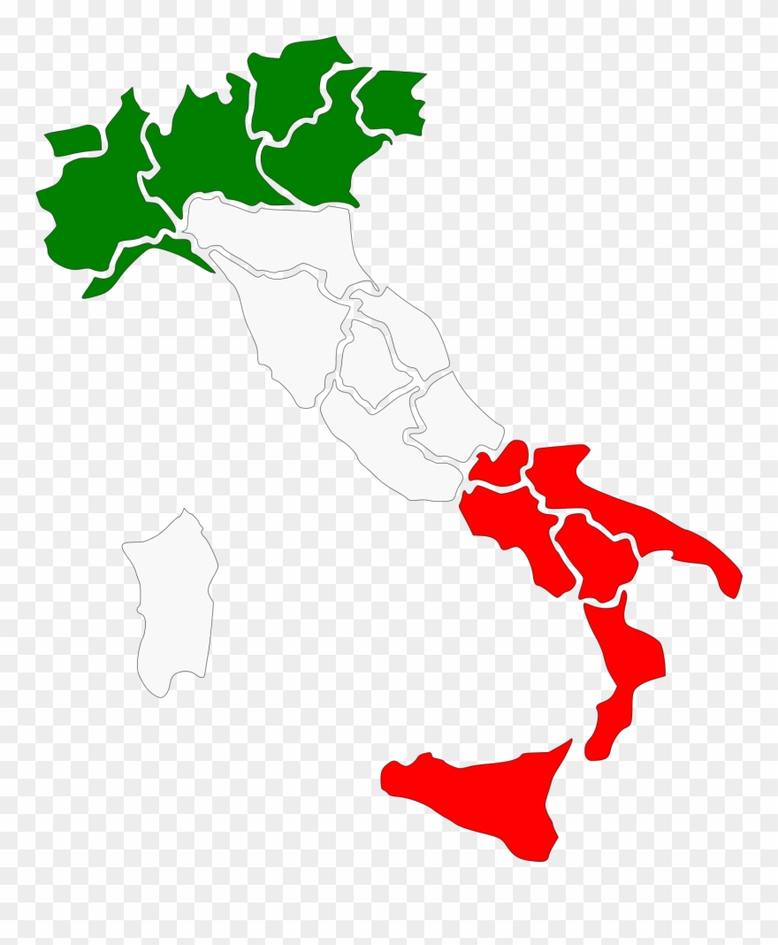 Flag Of Map Clip Art Transprent Png Ⓒ - Map Italy Color Transparent Png