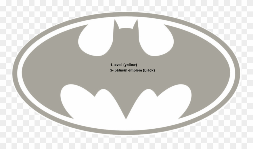 New Batman Symbol Stencil Clipart Library Png Batman - Batman Black And White Logo Transparent Png