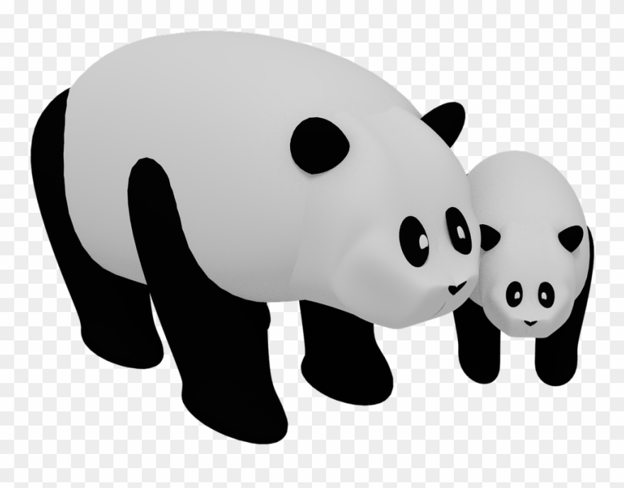 Panda Pandas Transparent - Giant Panda Clipart