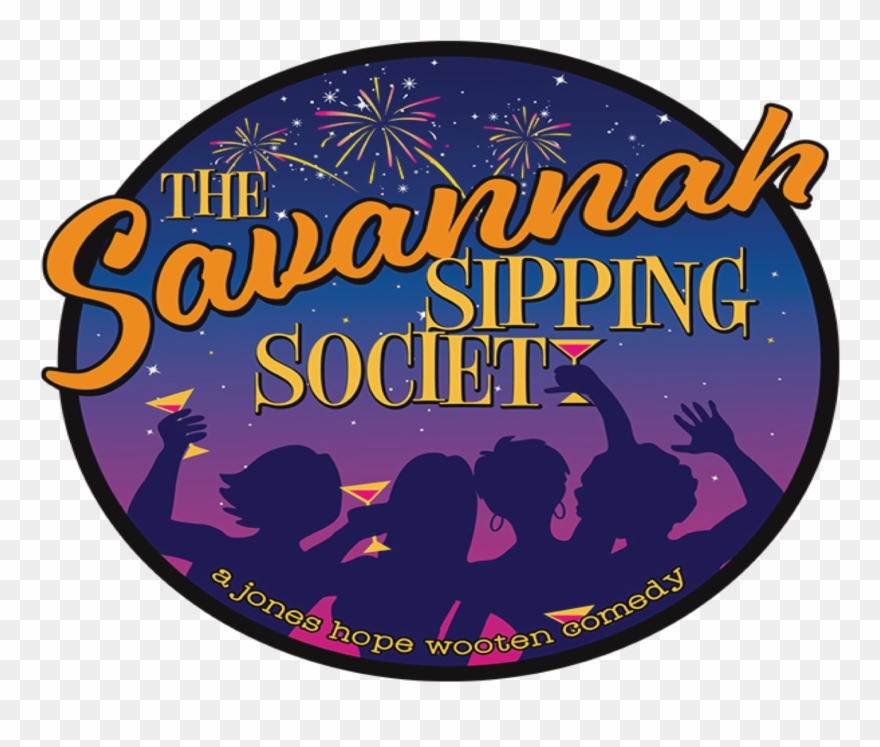 Savannah Sipping - Savannah Sipping Society Clipart