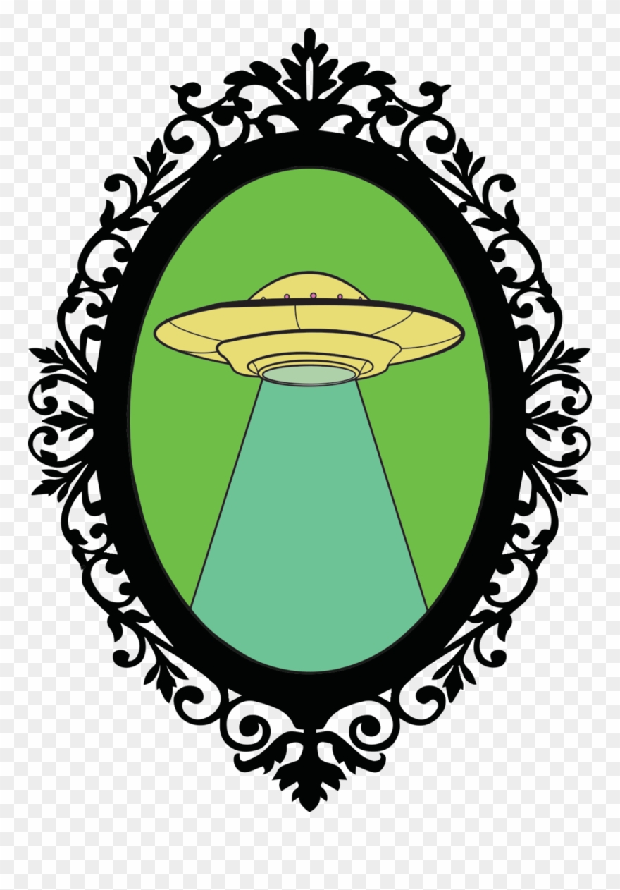 Alien-icon - Oval Mirror Frame Clipart - Png Download