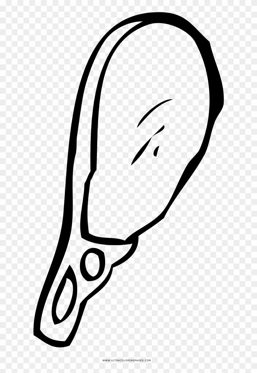 Bacon Coloring Page - Line Art Clipart