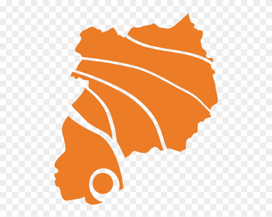 African Woman Map Logo Clipart