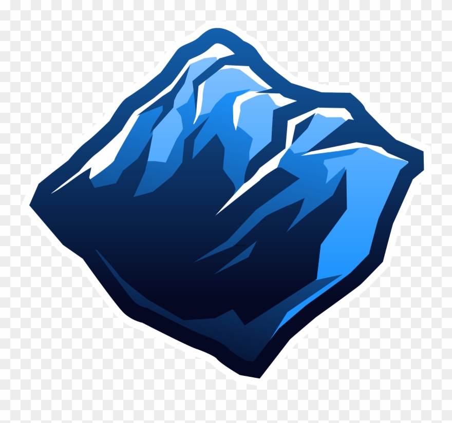 Glacier Platform - Illustration Clipart