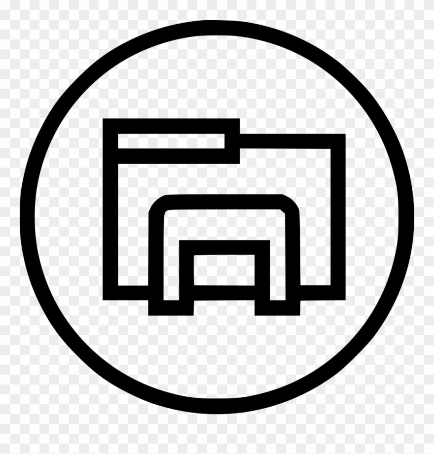 Png File Svg - White File Explorer Icon Clipart