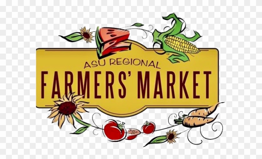 Cart Clipart Farmers Market - Flowers Clip Art - Png Download