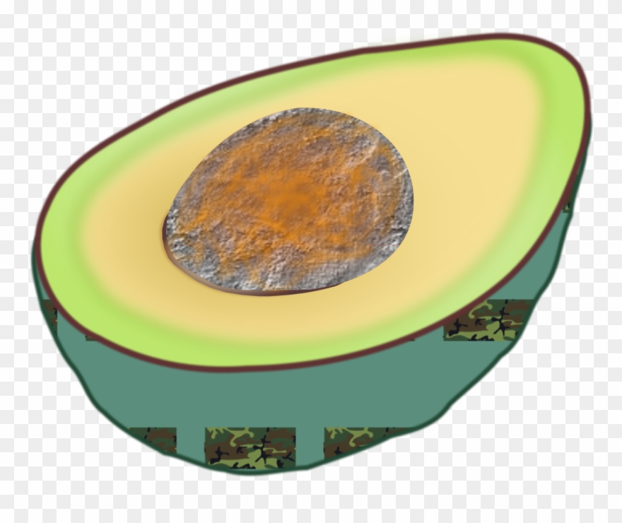 Avocado Clipart - Png Download