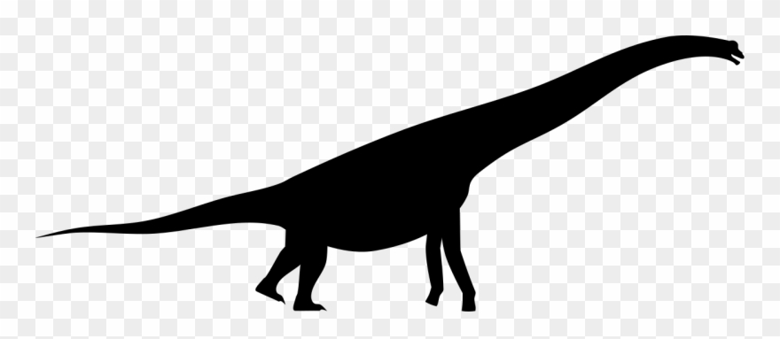 1280 X 500 7 0 - Brachiosaurus Silhouette Clipart