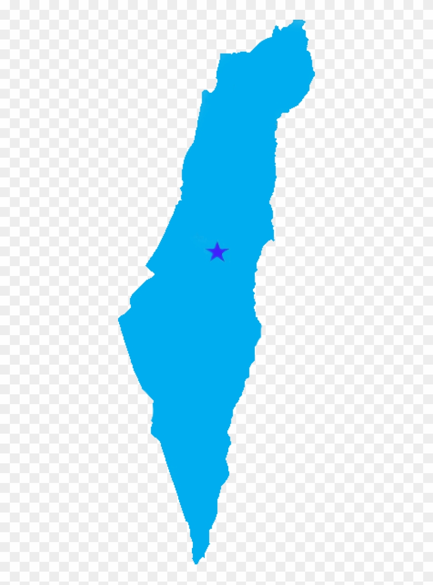 Map Of Israel Copy - Map Of Israel Png Clipart