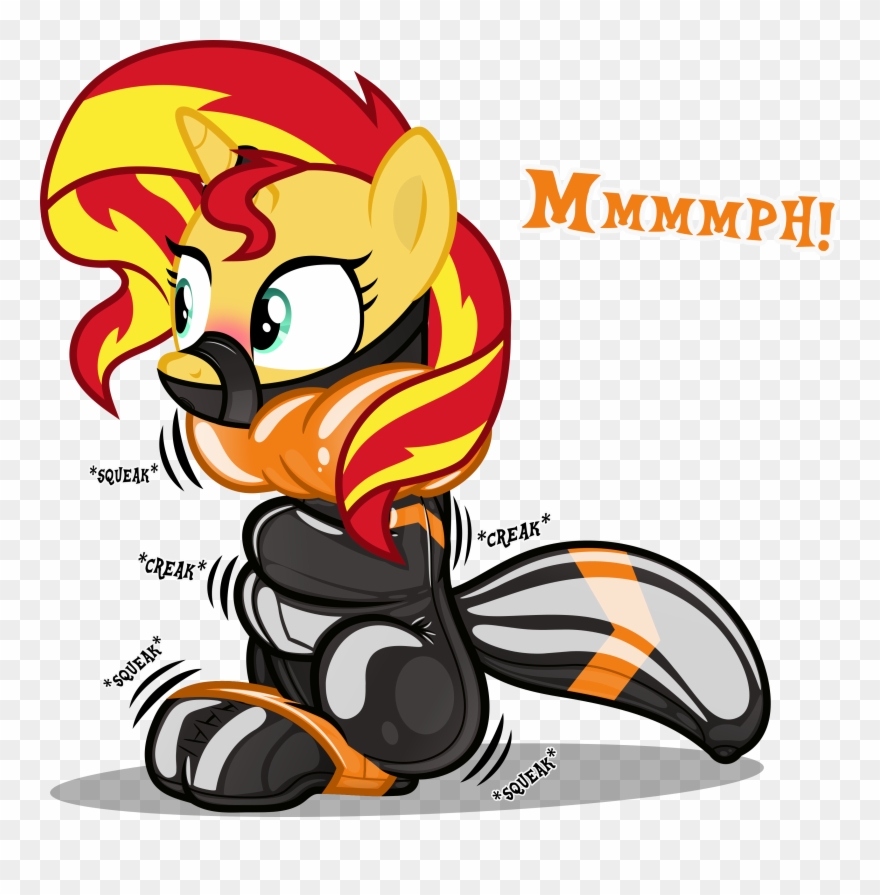 Applec1234, Blushing, Bondage, Female, Femsub, Gag, - Cartoon Clipart