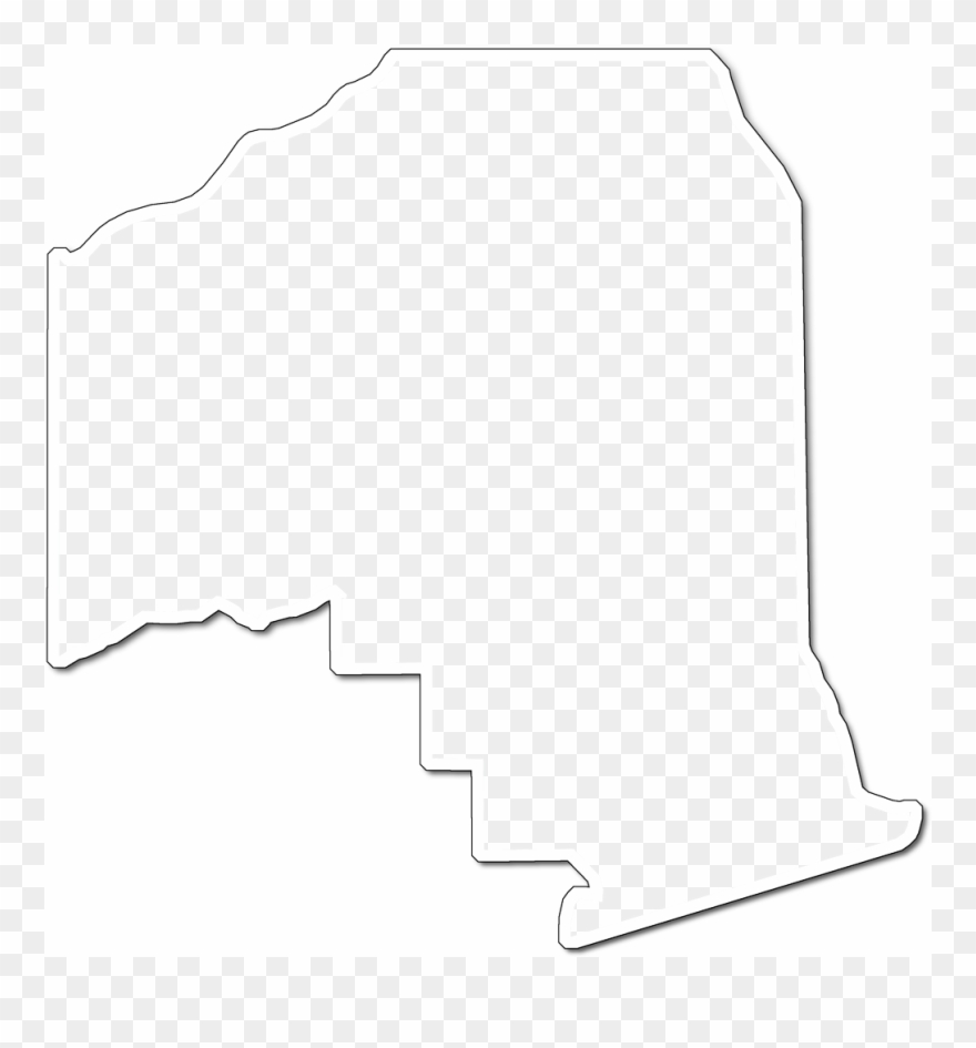 A Map Of Putnam With An Outer Shadow Around The Map Clipart