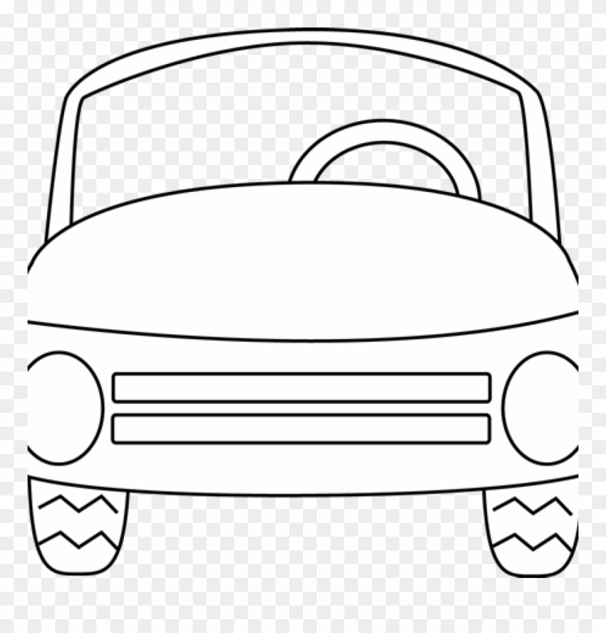 Car Clipart Black And White Car Clipart Black And White - Car Clipart White - Png Download