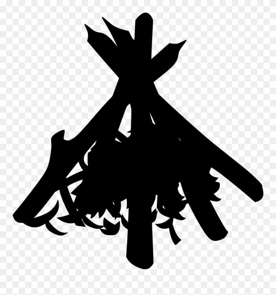 Download Png - Camp Fire Clip Art Wood Transparent Png