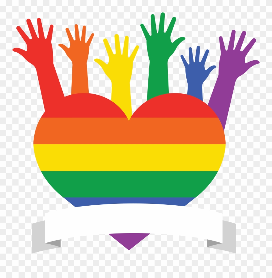 Lgbt Heart - Illustration Clipart