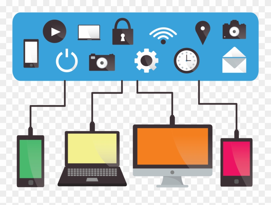 Smart Security - Different Platforms Clipart