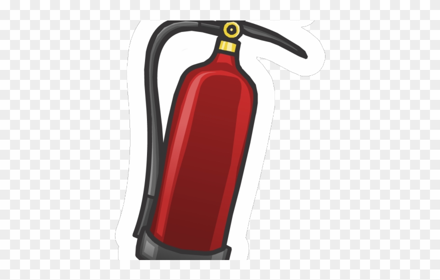 Comics Clipart Fire - Water Bottle - Png Download