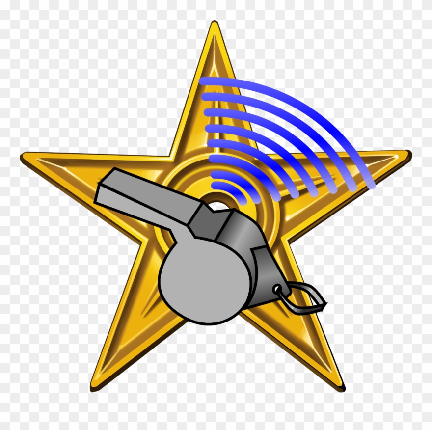 Barnstar Whistleblower - Royalty Clipart