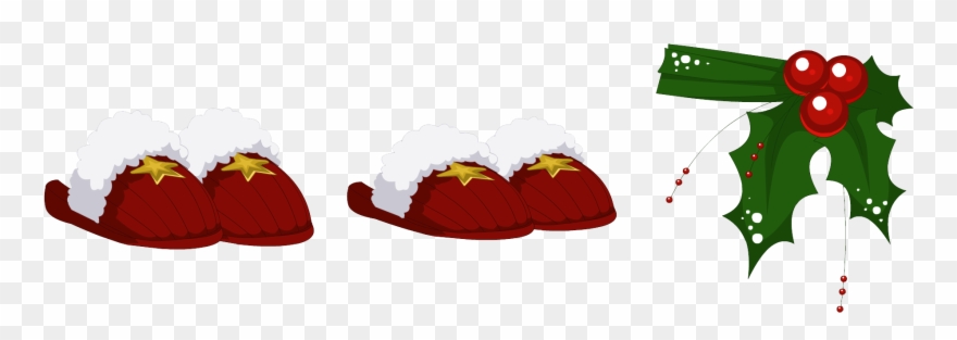 Festive Star Slippers , Festive Star Slippers (m), - Illustration Clipart
