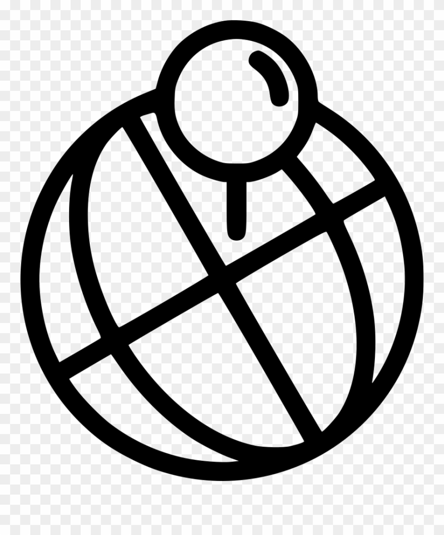 Globe World Geo Pin Pointer Svg Png - Trivial Icon Png Clipart