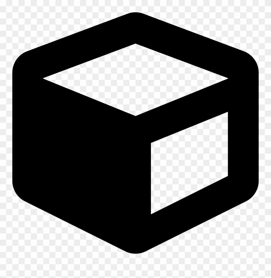 Large - Font Awesome Cube Icon Clipart
