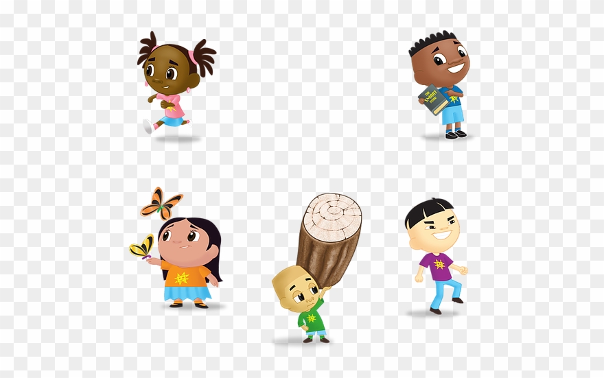 The Children Learn And They Don't Know Why - Cartoon Clipart