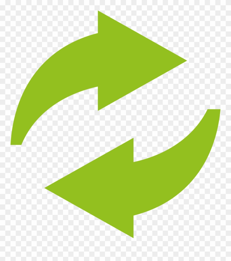 Arrows - Circular Economy Symbol Transparent Clipart