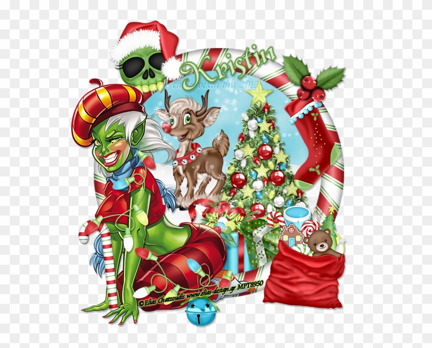 Goblin Grinch - Cartoon Clipart