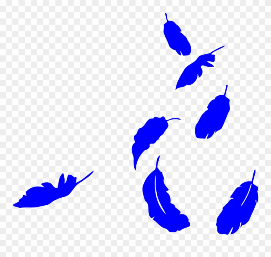 1030 X 1030 2 0 - Feathers Falling Clipart