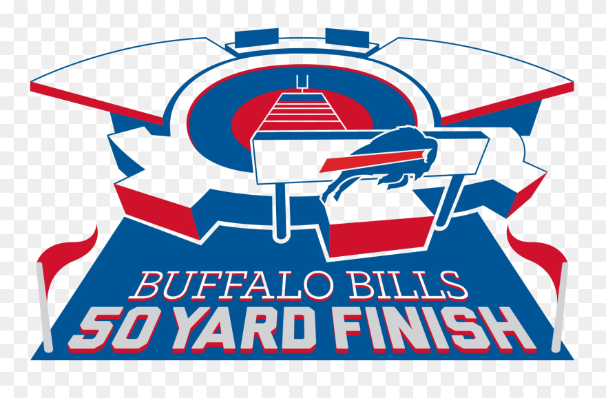 Buffalo Bill Clipart Png - Buffalo Bills 50 Yard Finish Transparent Png