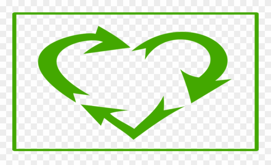 A B-corp And Much More - Heart Recycle Symbol Clipart