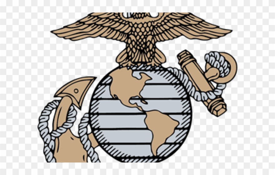 Marine Clipart Ega - Us Marine Corps Logo Vector - Png Download