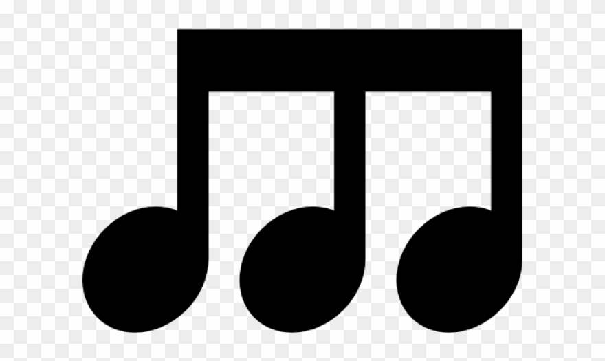 Musical Notes Clipart Eighth - Music Notes Triplet Clipart - Png Download