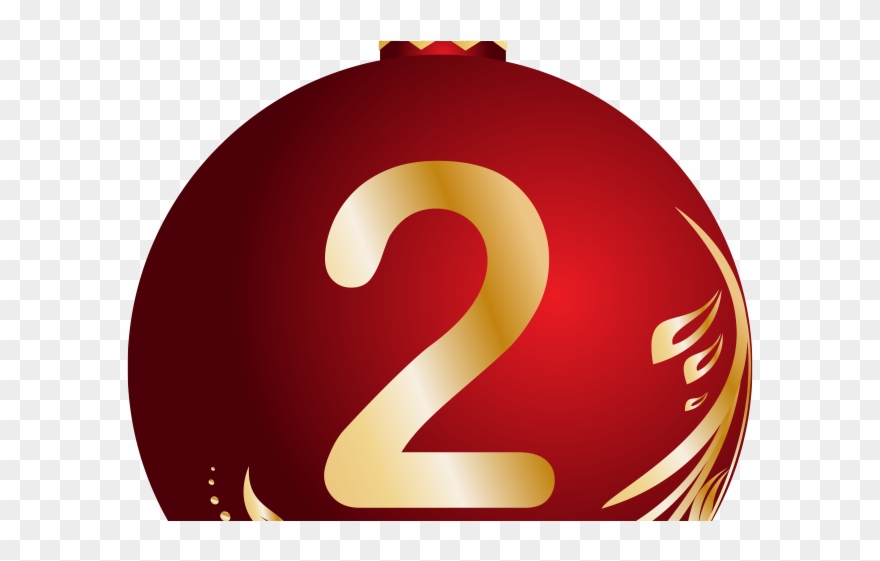 Christmas Ball Clipart Glass Ball - Christmas Ball Number 2 Png Transparent Png
