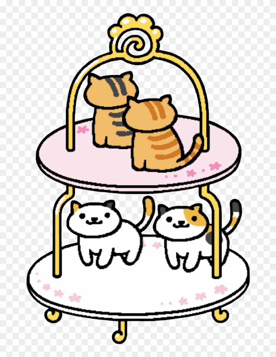 Co-ordinated Catting Tower Of Treats With Bolt And - Cartoon Clipart