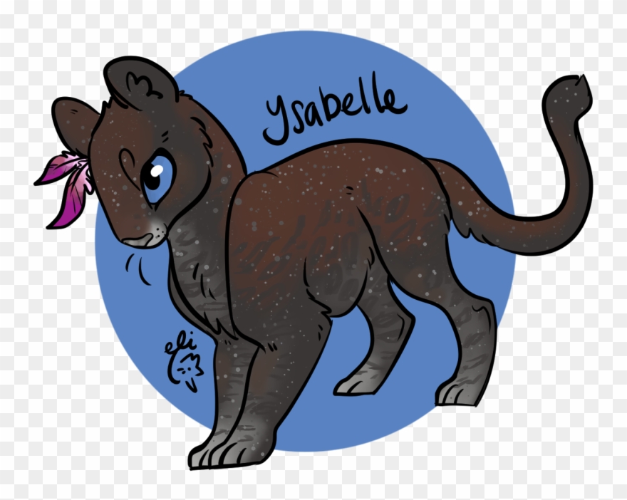 Chibi Of A Lioness - Cartoon Clipart