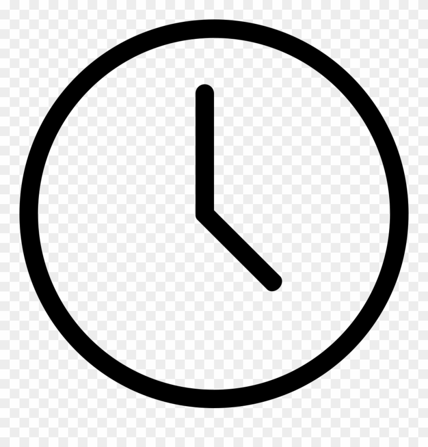 Make An Svg Png Icon Free Download Ⓒ - Clock Icon Clipart