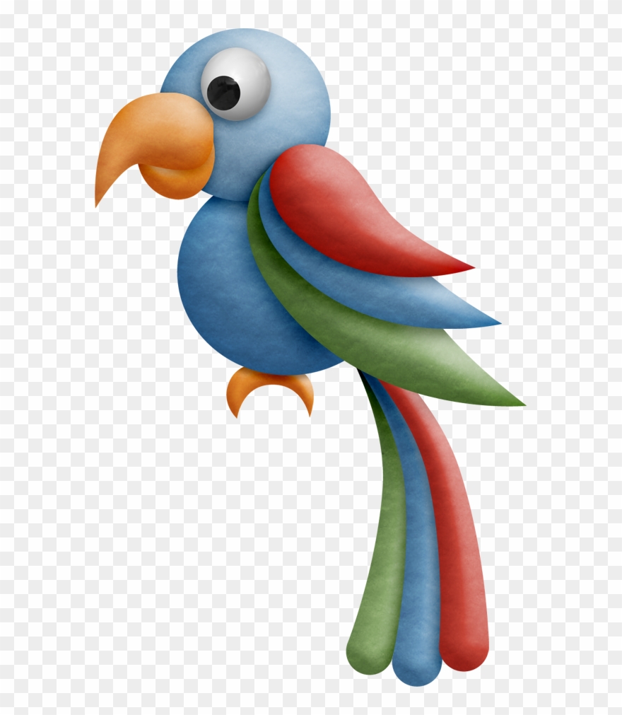 Clipart Of Afterwards, Animal Painting And Arty - Macaw - Png Download