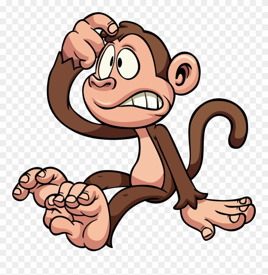 Collabmonkey - Confused Cartoon Clipart