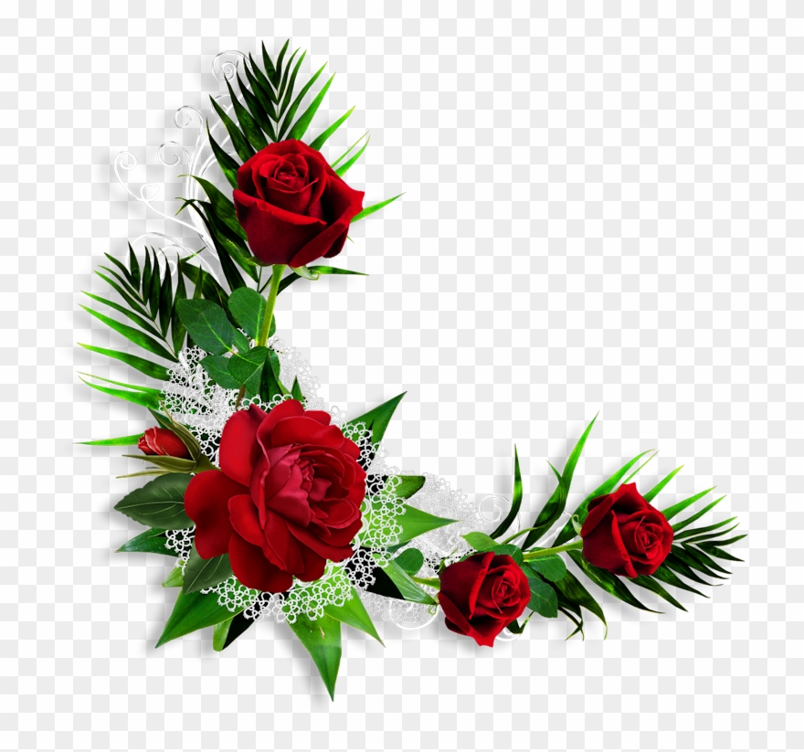 Clip Art - Boton De Rosa Roja Png Transparent Png